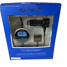 AUVIO FM TRANSMITTER CHARGER FOR iPod or iPhone FAST SHIPPING