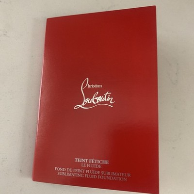 BNW Christian Louboutin Teint Fétiche Le Fluide Liquid Foundation Sample Card