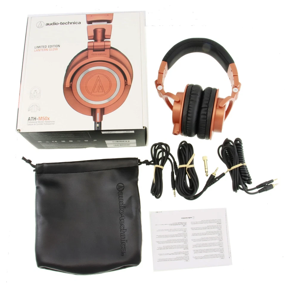 New IN BOX ATH-M50x Closed-Back Professional Studio Monitor Headphones US - Image 4 of 4