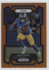 2023 Panini Prizm Rookies Orange Prizm 226/249 Zach Evans #359 15ee