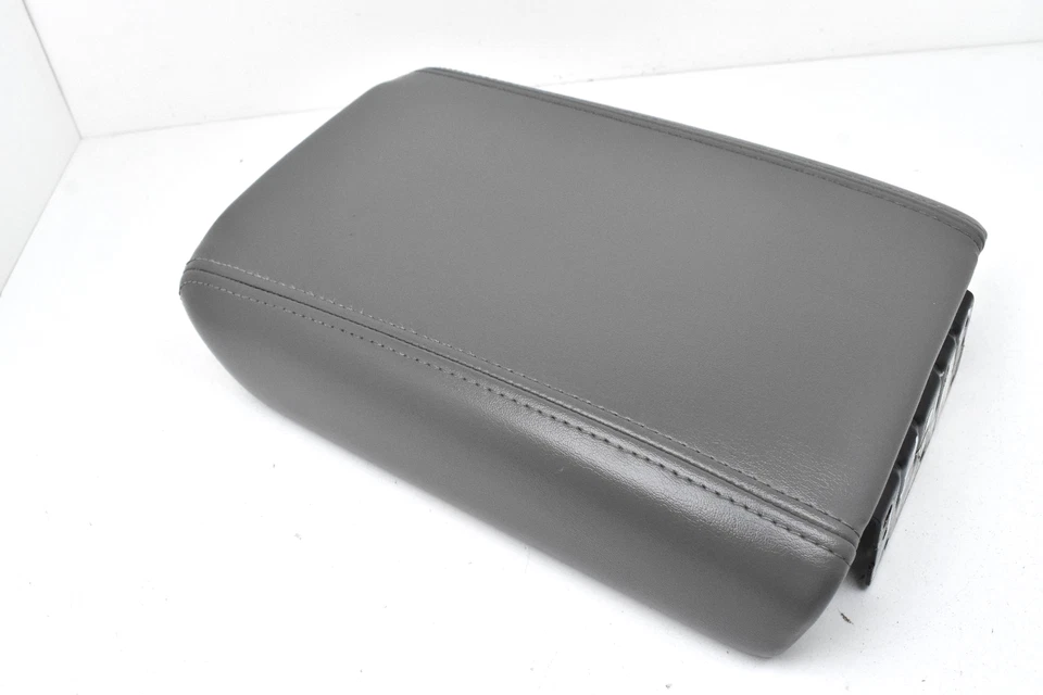 Buick Enclave 2008 2012 consola central cuero gris tapa superior reposabrazos OEM Foto 4 de 4