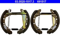 ATE 03.0520-1517.3 BremsbeläGeteile Set FüR Audi, Seat, VW