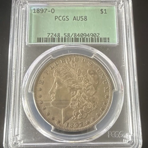 1897 Morgan Dollar Silver $1 New Orleans PCGS AU58 Circulated