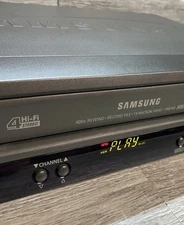 Samsung VR8160 4 Head Hi-Fi VCR Tested And Working No Remote