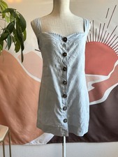Reformation Dress Women’s Size S Small Shetland Linen Mini Beachy Minimalist