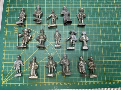LOT 15 FIGURINES MÉTAL STARLUX - SÉRIE "LES ROIS DE FRANCE" ÉTAT BRUT - Photo 1/2