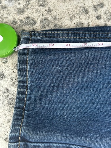 Jean homme Levi's 505 coupe régulière, taille 35x31 étiquette 36x32 bleu denim délavé moyen - Photo 22/24