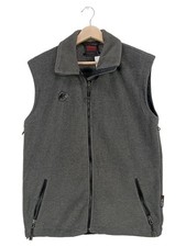 Mammut Funktionsweste Herren Grau L Polyester Outdoor Weste Ärmellos