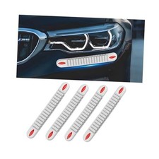 Car Bumper Guard Strip, 4PCS Anti-Collision Patch Bullet Style Vehicle White
