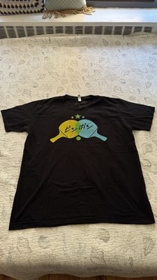 Ping Pong The Animation Anime T-Shirt Funimation Crunchyroll XL Black