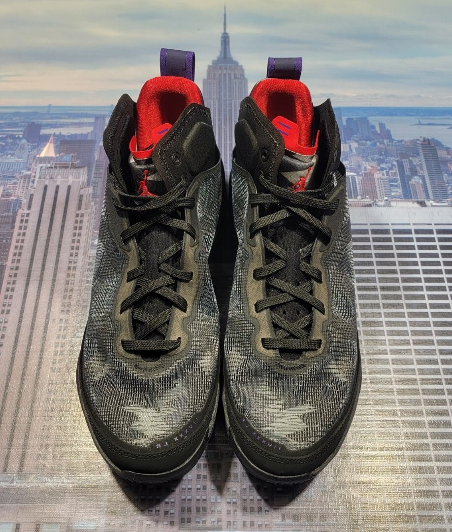 Nike Air Jordan XXXVII 37 Raptors Black/True Red-Purple Men