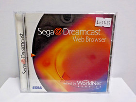 C0705 Sega Dreamcast "Web Browser 1.0 & 2.0 (Case)" Video Game Disc Lot