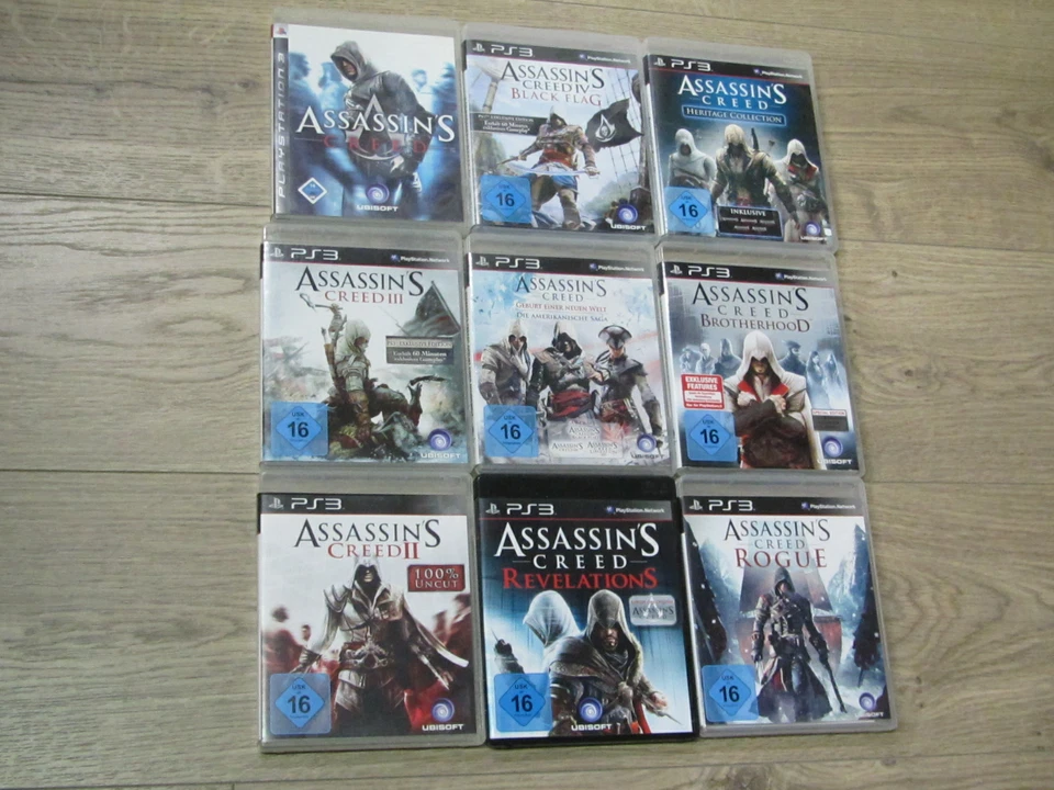 Assassin's Creed Playstation 3 Spiel zur Auswahl II III IV Brotherhood Rogue PS3 - Bild 1 von 1