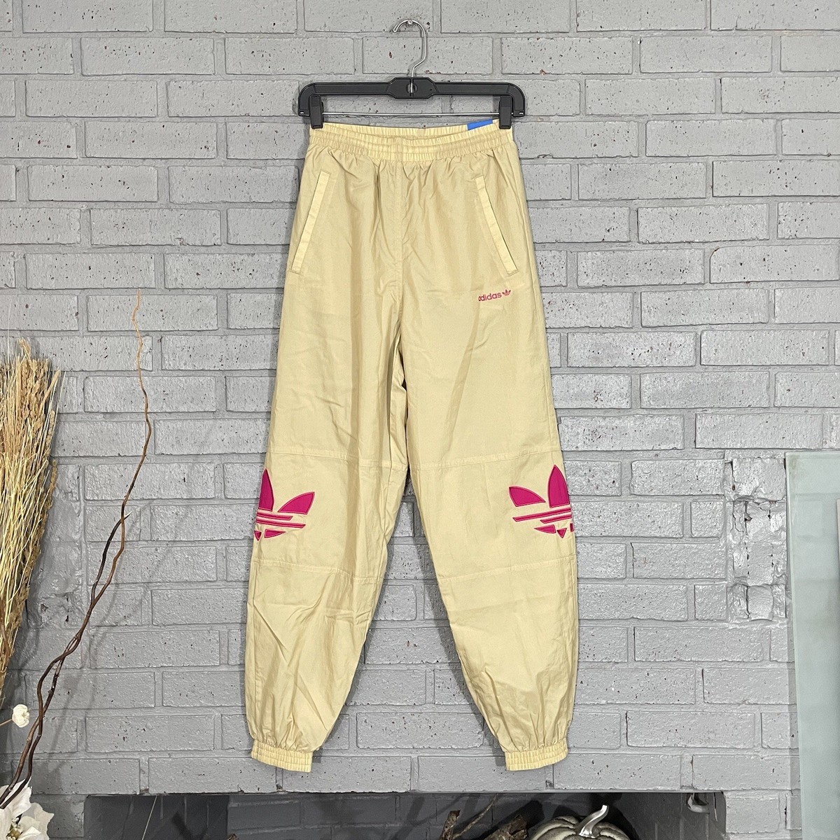 $70 Womens Size XS Adidas Shatter Trefoil Sheer Woven Cuffed