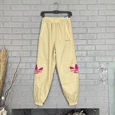  70 Womens Size XS Adidas Shatter Trefoil Sheer Woven Cuffed Track Pants H22864