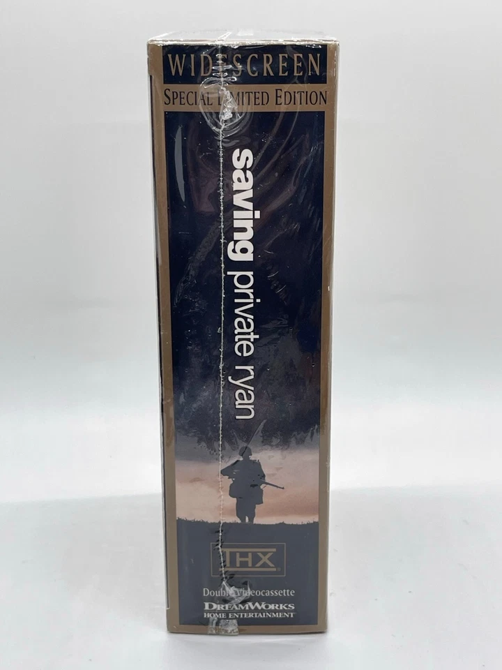 Factory Sealed VHS Saving Private Ryan Special Limited Ed. Hype Sticker Intact  - Image 3 of 4