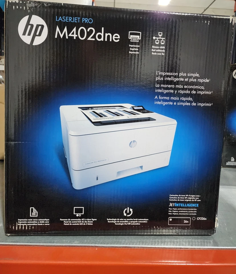 HP LASERJET PRO M402DNE DUPLEX PRINTER - C5J91A - NEW IN BOX - TONER INCLUDED - Image 2 of 4