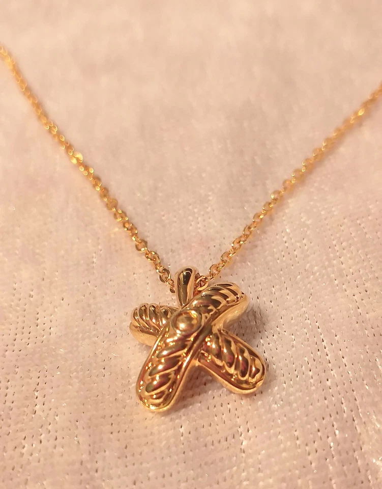 NEU! EDELMODESCHMUCK KETTE VERGOLDET MIT ANHÄNGER BUGOR COLLECTION  - Bild 3 von 4