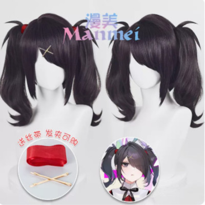 NEEDY GIRL OVERDOSE Ame-chan KAngel Anime Cosplay Costume wig hair +clips