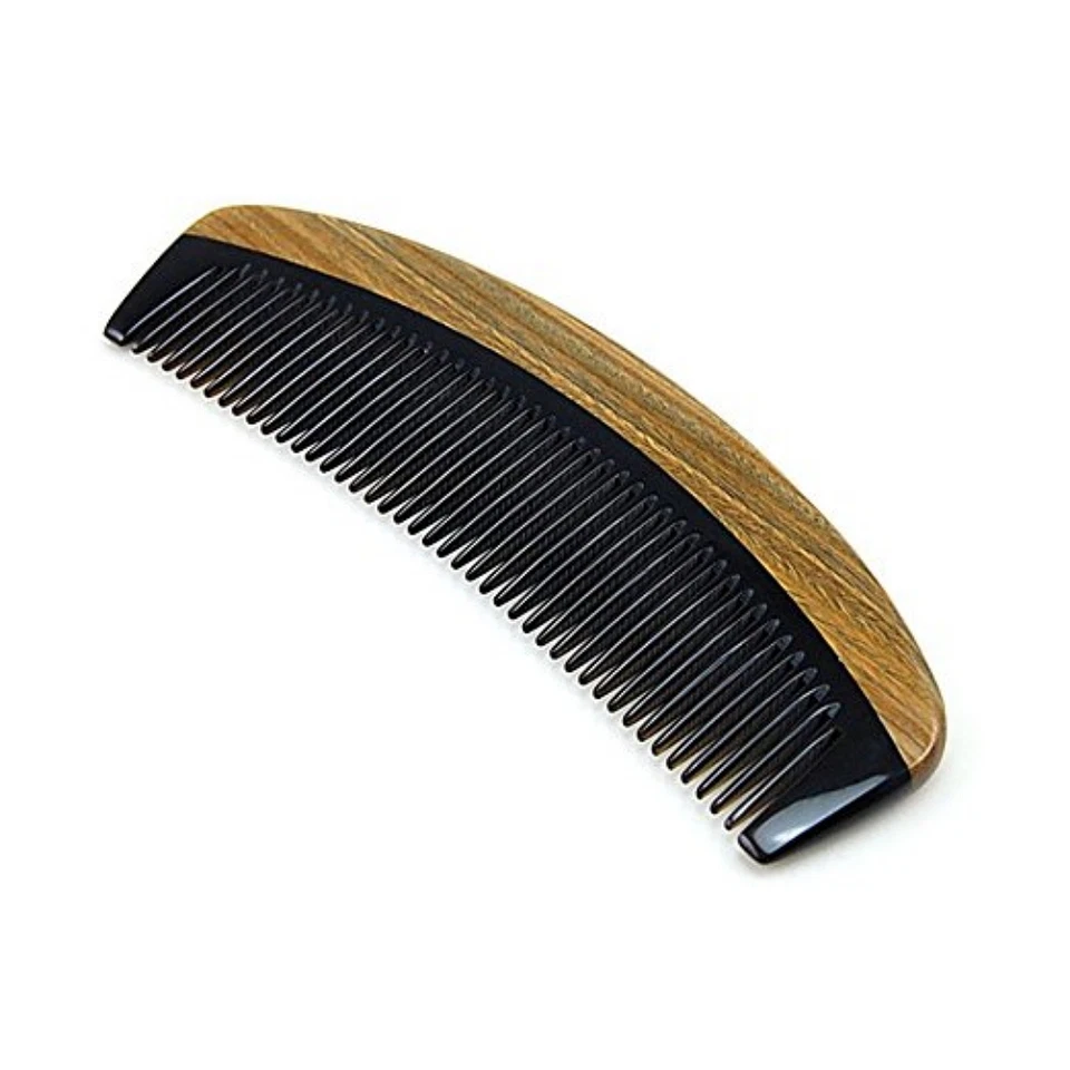 Handmade Sandalwood Hair Comb – Anti-Static Wooden Detangler for Hair Care - Image 2 of 4