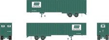 Rapido HO 40' Fruehauf Exterior-Post Volume Van - Penn Central: 201247