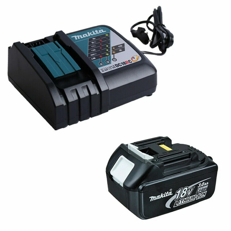 Как зарядить аккумулятор макиты. Makita dc18rc. энергокомплект dc18rc-1шт(бзар)+bl1830b-1шт,18в,3.0ач,li-ion,кор. iec61960 аккумулятор makita. makita самый мощный аккумулятор.