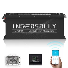 72V 105Ah Golf Cart LiFePO4 Lithium BT Battery 200A BMS+Monitor+80.3V18A Charger