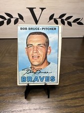 1967 Topps #417 Bob Bruce Atlanta Braves   Poor