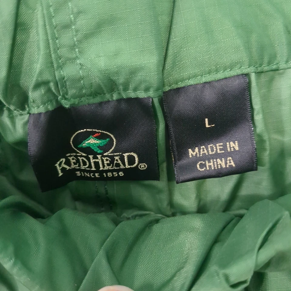 Pantalones de Lluvia Red Head Pelirroja Viento Para Hombres Grandes Verde Nylon Senderismo Cintura Elástica Foto 4 de 4