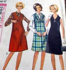 LOVELY VTG 1970s DRESS BLOUSE Sewing Pattern 12/32