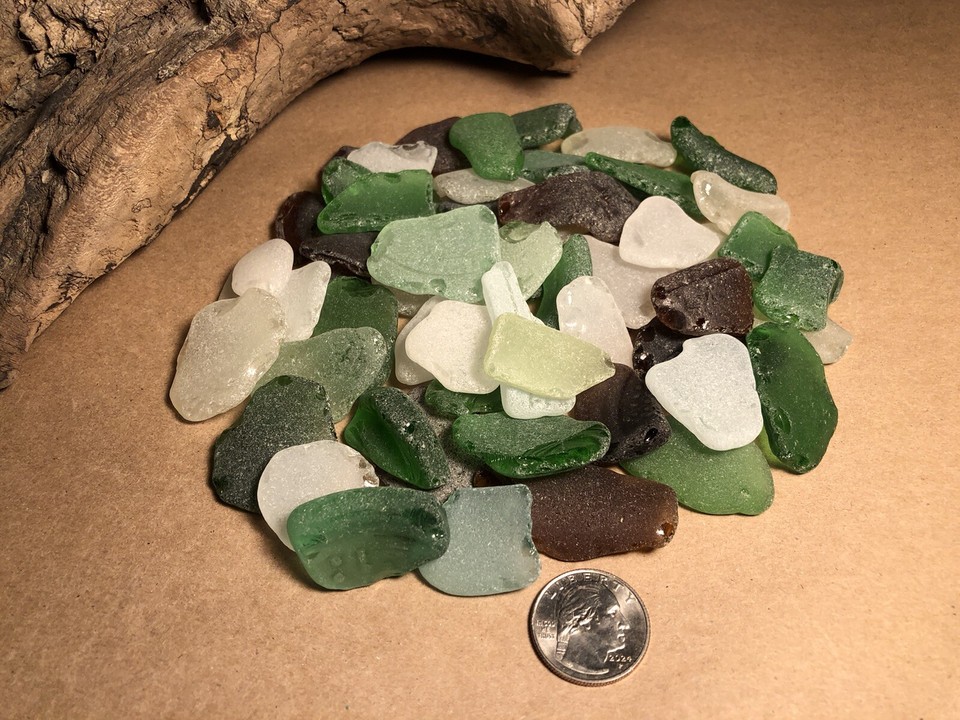 Genuine Atlantic Ocean Sea Glass 55 Pieces 60 eBay