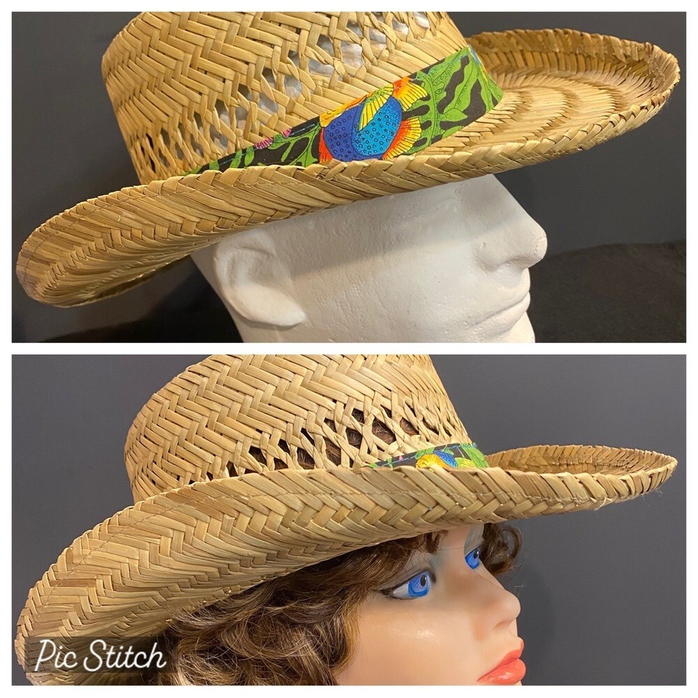 DPC straw vacation hat vintage tan black DPC Global Soaker Hat - Evaporative Cooling Sun Hat for Men  main image 2
