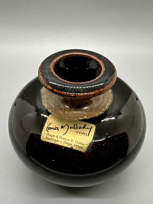  Louis Mulcahy Pottery Small Posy Jar, Handmade in Dingle, Ireland