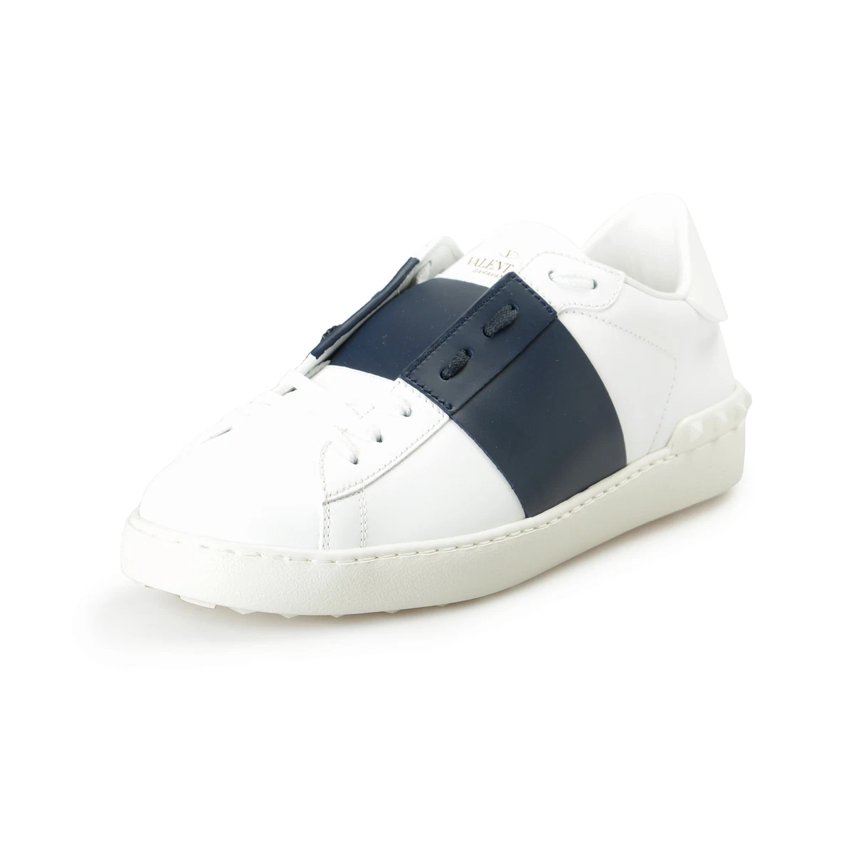 Valentino open sales sneaker blue