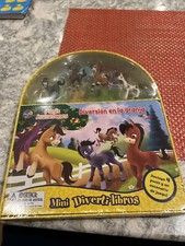 My Mini Busy Books Pony Playtime with 4 Playful Ponies Figurines and Playboard