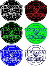Skyway bmx Tuff Wheels Old School Bmx mags Vinyl Sticker 6 Pack Set freestyle
