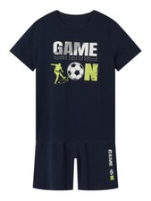 NAME IT kurzarm Pyjama Schlafanzug dunkelblau...
