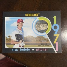 2020 Topps Heritage Minor League 1971 Mint Relics Nick Lodolo /99
