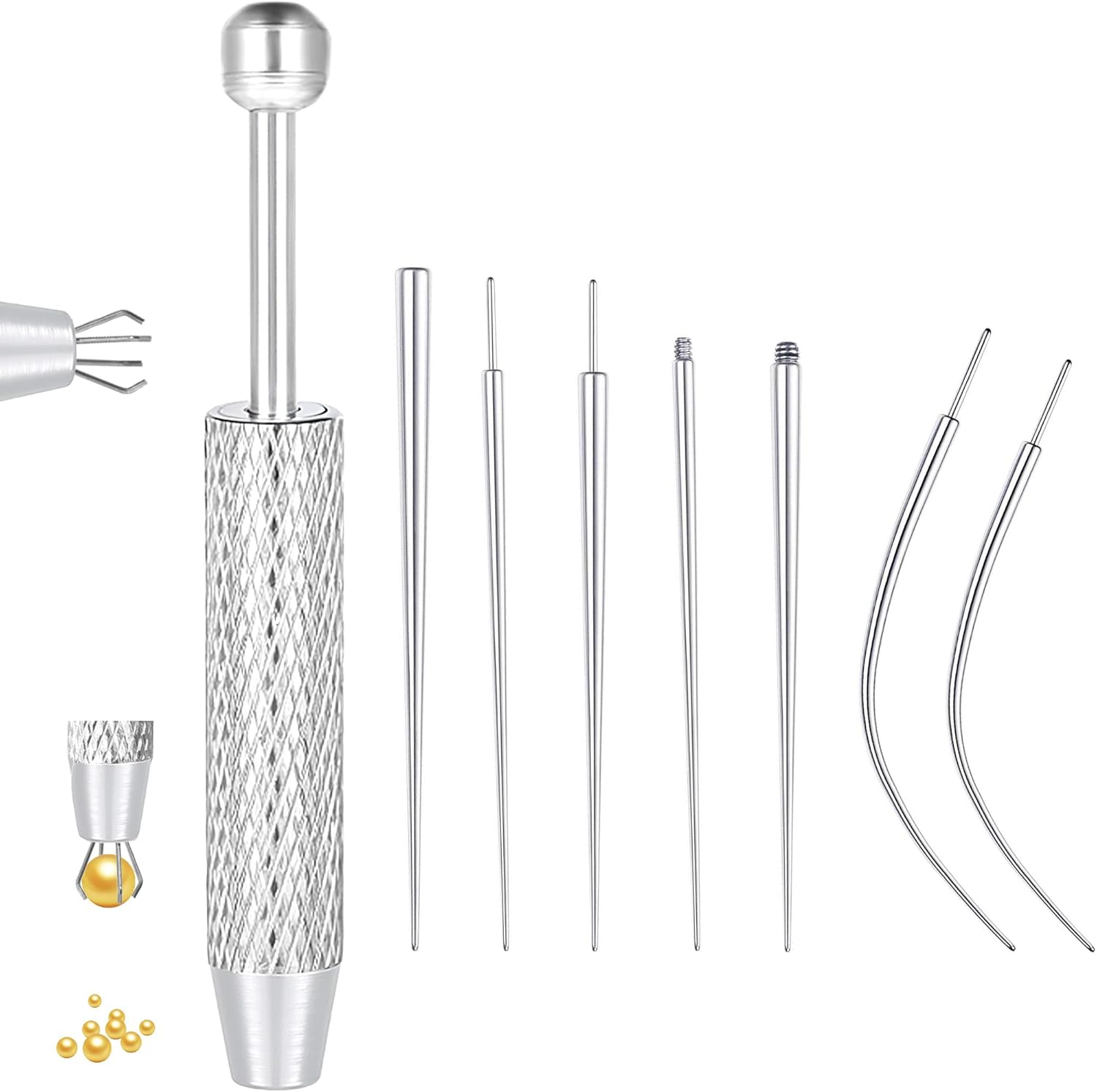 Stainless Steel Piercing Taper Tool for Flat Back Earrings & Jewelry Changes