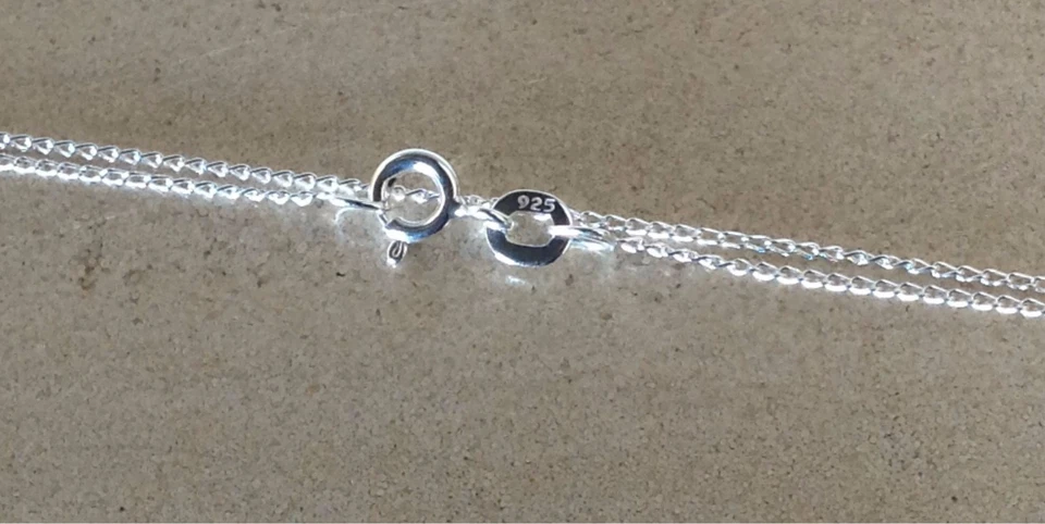 925 Sterling Silver Feather Necklace or Pendant Small Gift Boxed solid silver - Image 3 of 4