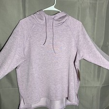 Reebok Women s Super Soft Cropped Popover Hoodie Relaxed Fit Size Medium