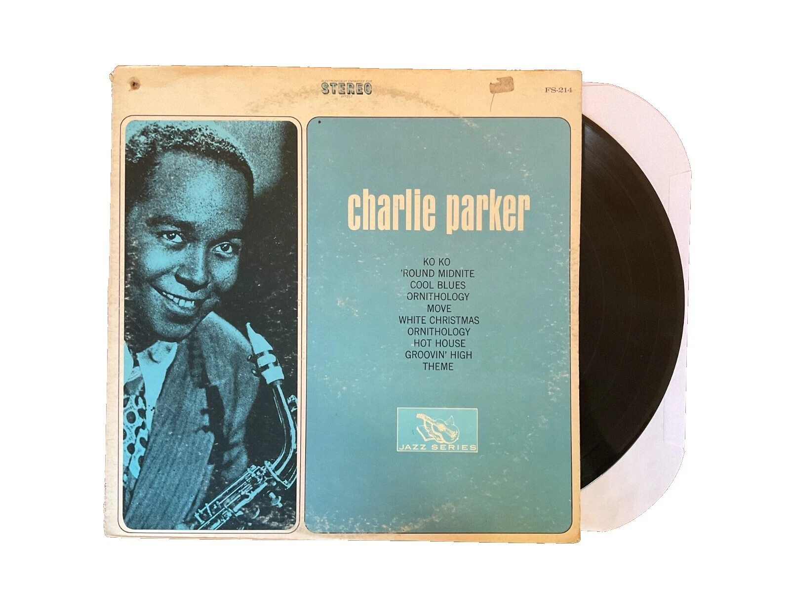 Charlie Parker Very Good (VG) Grading 33 RPM Speed Vinyl Records