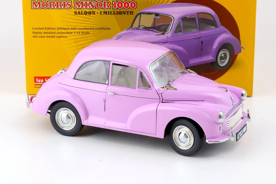 1:12 Sun Star 1960 Morris Minor 1000 Saloon - 1 Milionesimo Viola Chiaro 4783 - Immagine 2 di 4