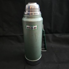 Aladdin Stanley 1 Quart Green Thermos A-944DH 1989 Made In USA No Lid Vintage