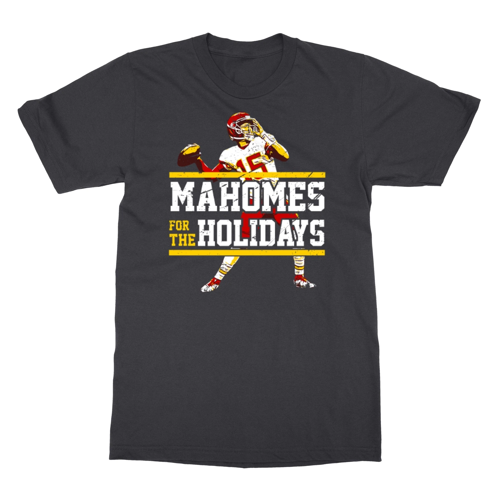 Mahomes For The Holidays Funny Christmas Football T-Shirt