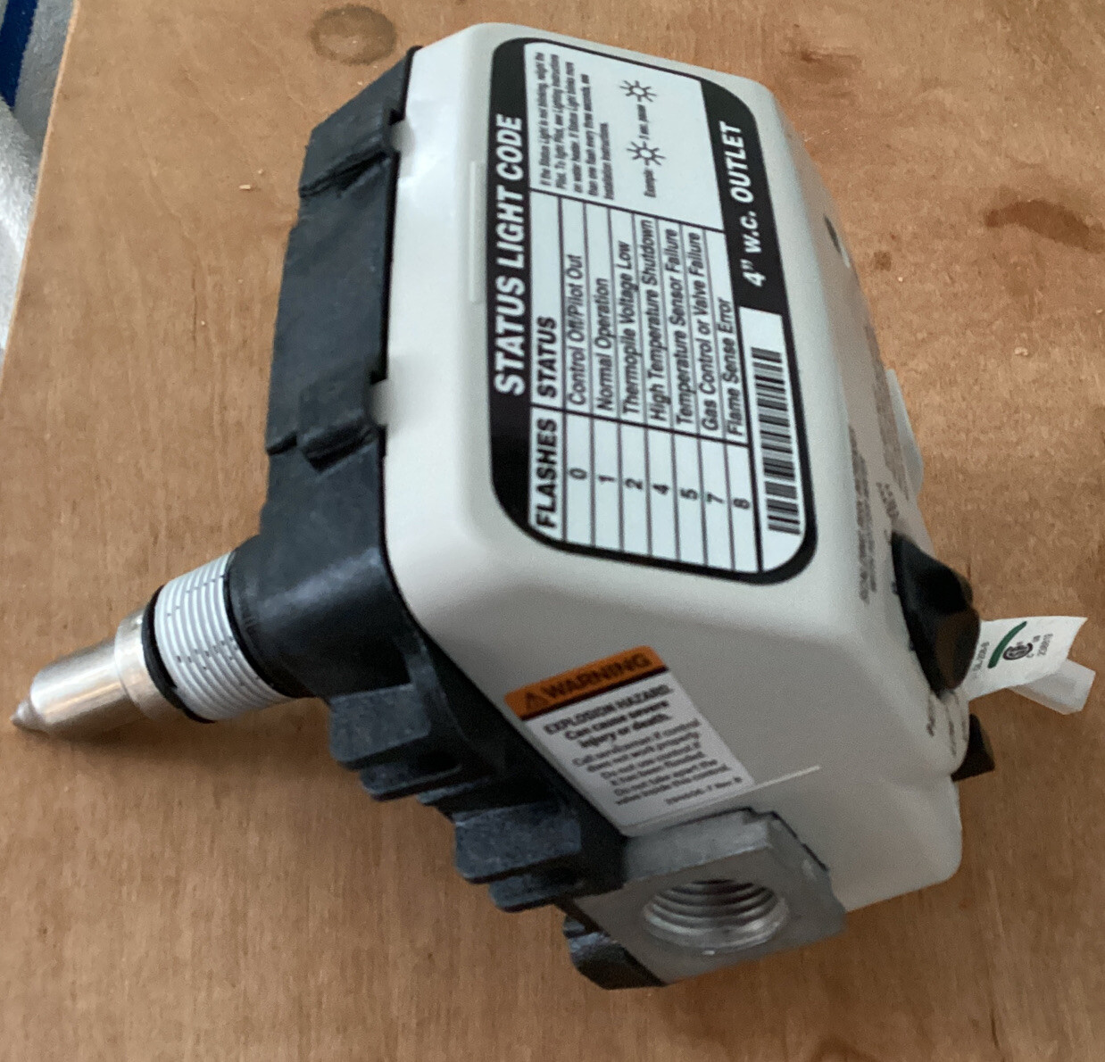 Honeywell Water Heater Gas Valve WV8840B1158 Tested eBay