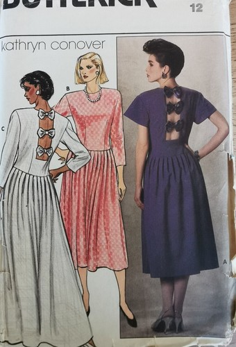 Patron De Couture Butterick Vintage 5967 - Robe à Bretelles Soirée Cérémonie Tailles 40-44