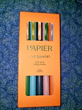 Papier The Quintet Set Of  5 Fineliner Colored Pens 4821123
