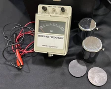 Vintage Sticht Series 800 Megohmer w/ Weights & Case -Electrical Insulation Test