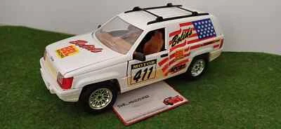 JEEP GRAND CHEROKEE # 411 BOLIDS BBL RACING blanc au 1/18 MAJORETTE 4424 voiture - Photo 1/4